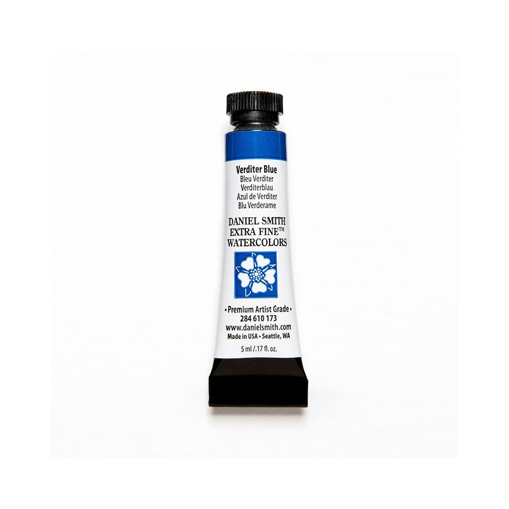 Extra Fine Watercolor paint - Daniel Smith - Verditer Blue, 5 ml