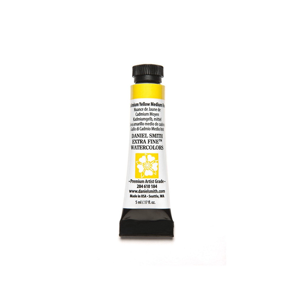 Extra Fine Watercolor paint - Daniel Smith - Cadmium Yellow Medium Hue, 5 ml