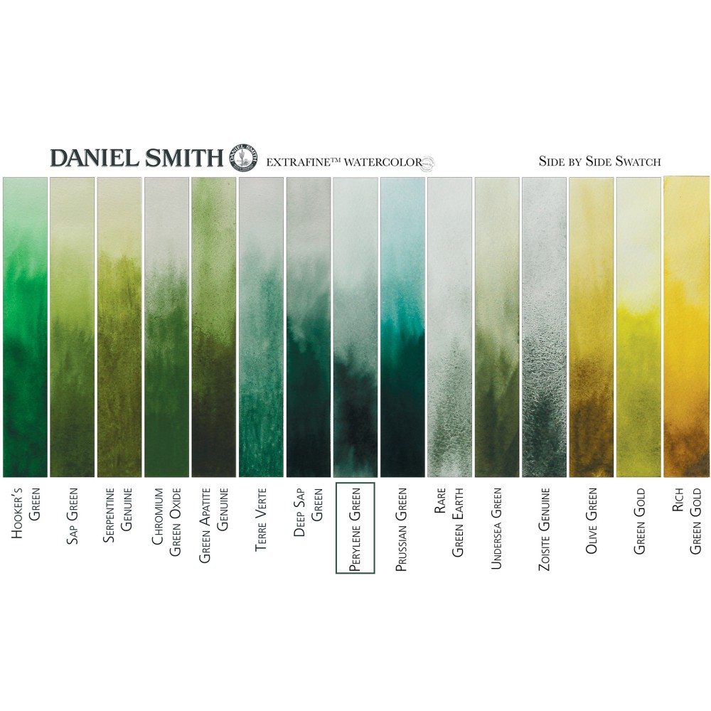 Extra Fine Watercolor paint - Daniel Smith - Perylene Green, 5 ml