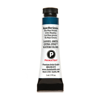 Extra Fine PrimaTek Watercolor paint - Daniel Smith - Mayan Blue Genuine, 5 ml