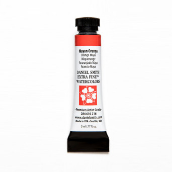 Extra Fine Watercolor paint - Daniel Smith - Mayan Orange, 5 ml