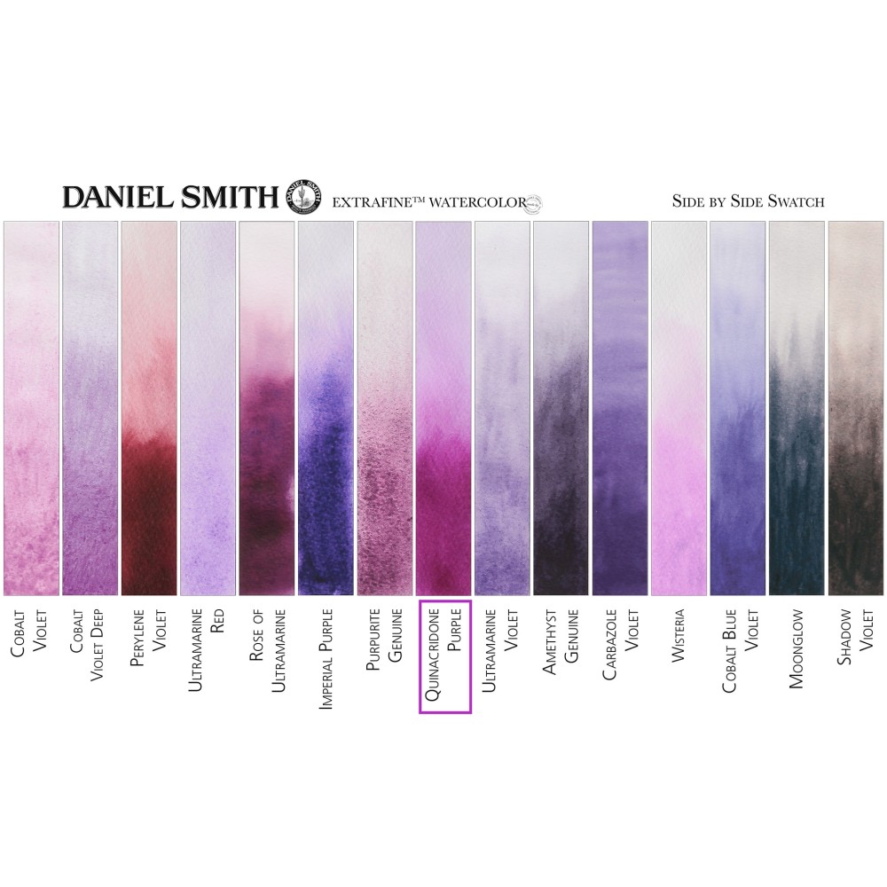 Extra Fine Watercolor paint - Daniel Smith - Quinacridone Purple, 5 ml