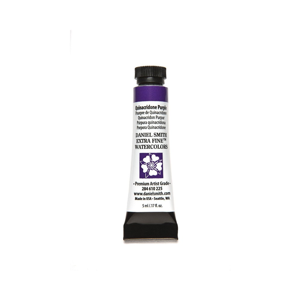 Extra Fine Watercolor paint - Daniel Smith - Quinacridone Purple, 5 ml