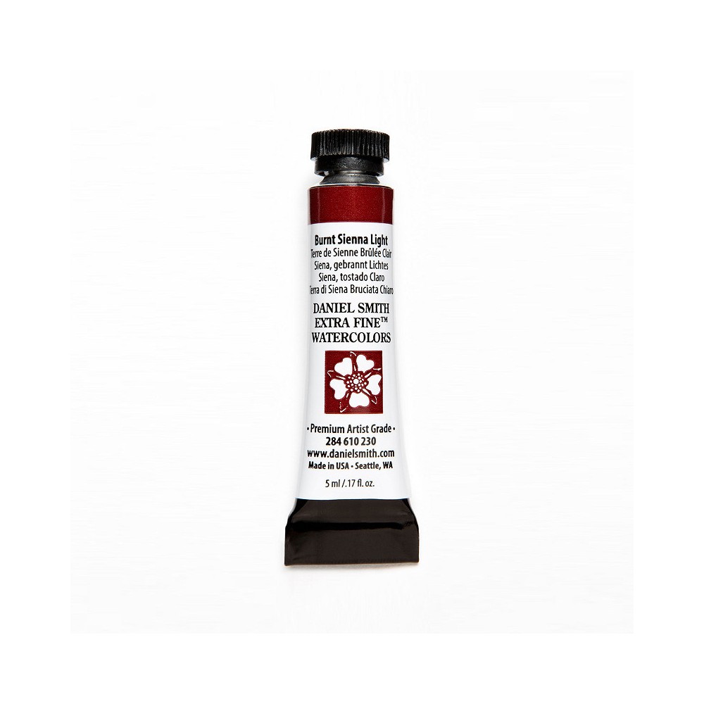 Extra Fine Watercolor paint - Daniel Smith - Burnt Sienna Light, 5 ml