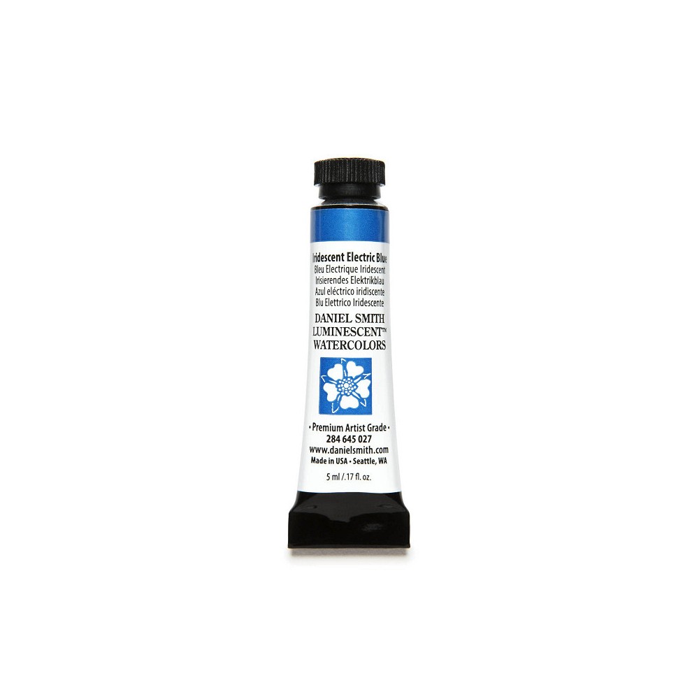 Extra Fine Luminescent Watercolor paint - Daniel Smith - Iridescent Electric Blue, 5 ml