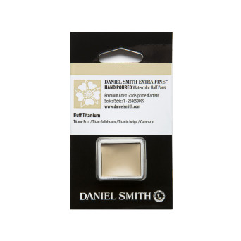 Extra Fine Watercolor paint half pan - Daniel Smith - Buff Titanium