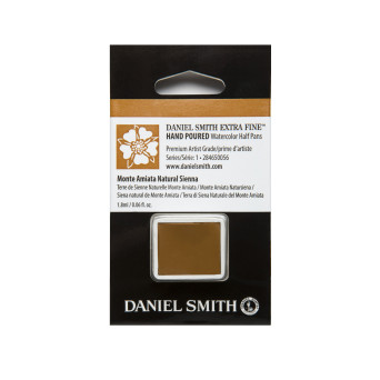 Farba akwarelowa Extra Fine w półkostce - Daniel Smith - Monte Amiata Natural Sienna