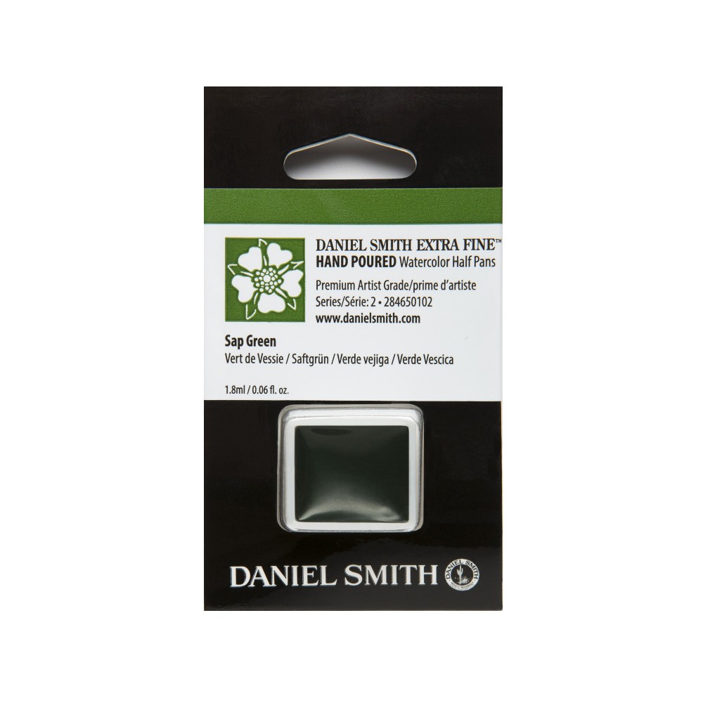 Farba akwarelowa Extra Fine w półkostce - Daniel Smith - Sap Green