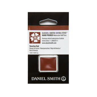 Extra Fine Watercolor paint half pan - Daniel Smith - Venetian Red