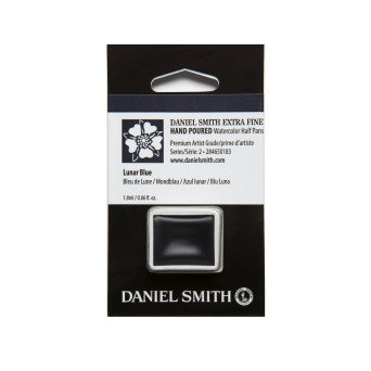 Extra Fine Watercolor paint half pan - Daniel Smith - Lunar Blue
