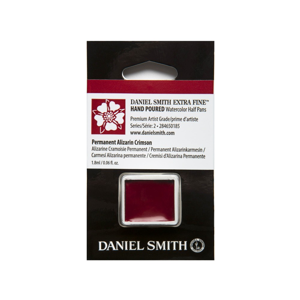 Farba akwarelowa Extra Fine w półkostce - Daniel Smith - Permanent Alizarin Crimson