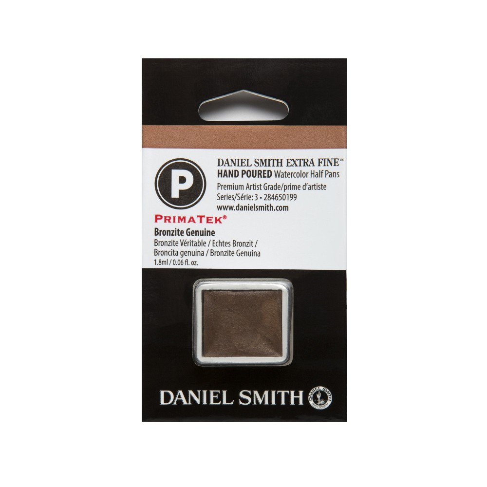 Farba akwarelowa Extra Fine PrimaTek w półkostce - Daniel Smith - Bronzite Genuine