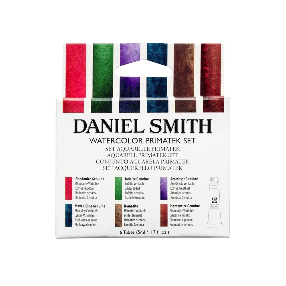 Extra Fine PrimaTek watercolor paints set  - Daniel Smith - 6 x 5 ml