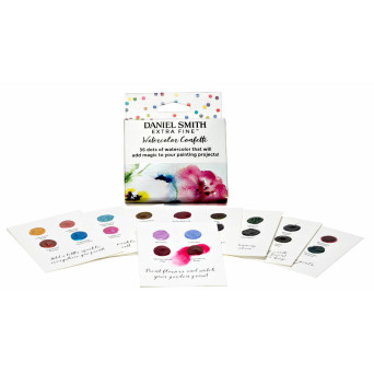 Extra Fine Watercolor paints Confetti Dot Card - Daniel Smith - 36 colors