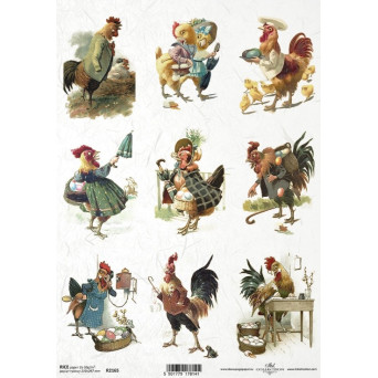 Decoupage paper A4 - ITD Collection - rice, R2165