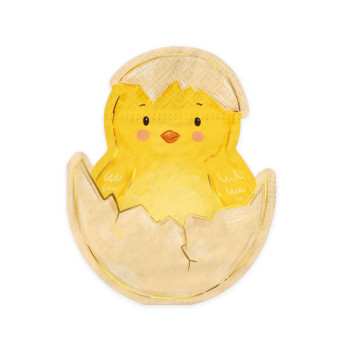 Easter napkins Chick in an egg shell - 10 pcs.