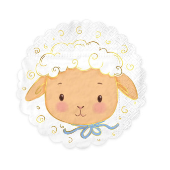 Lamb Easter napkins - 10 pcs.