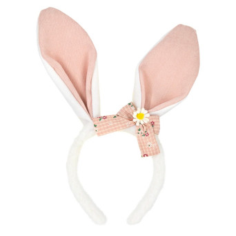 Easter headband Bunny Ears - white, 14 x 32 cm
