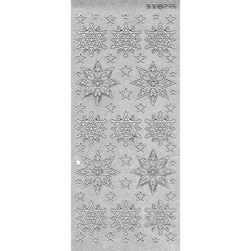 Pearl Sticker - Śnieżynki 2426