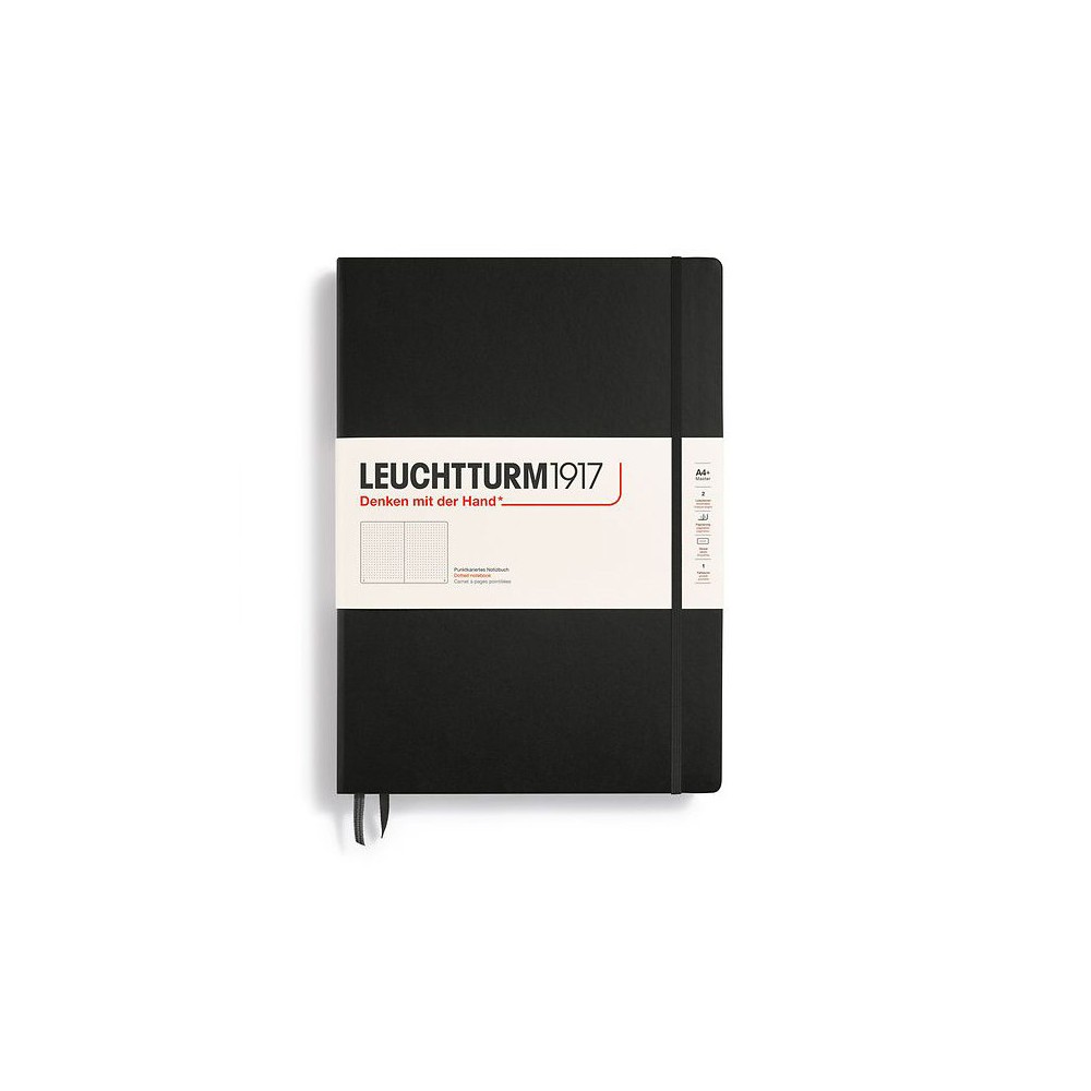 Notebook Master A4+ - Leuchtturm1917- dotted, black, 100 g/m2