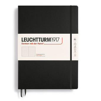 Notebook Master A4+ - Leuchtturm1917- dotted, black, 100 g/m2
