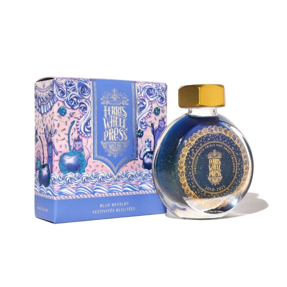 Calligraphy ink - Ferris Wheel Press - Blue Revelry, 38 ml
