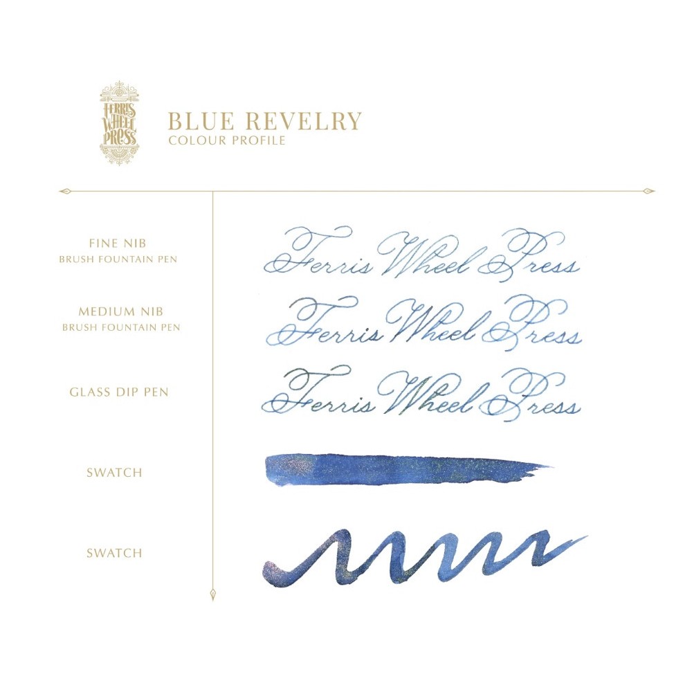 Atrament Limited Edition - Ferris Wheel Press - Blue Revelry, 38 ml