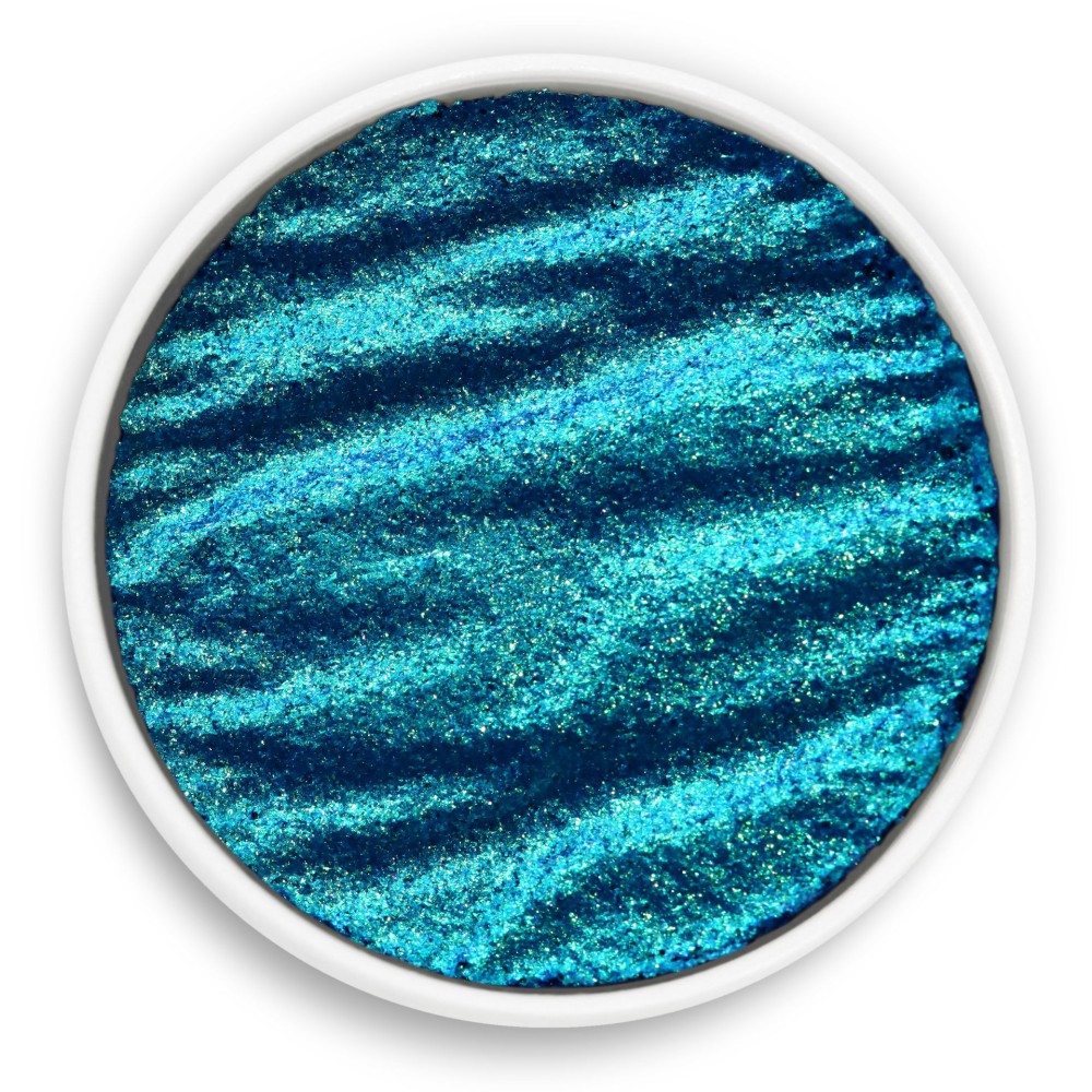 Farba akwarelowa, perłowa - Coliro Pearl Colors - Tropical Blue