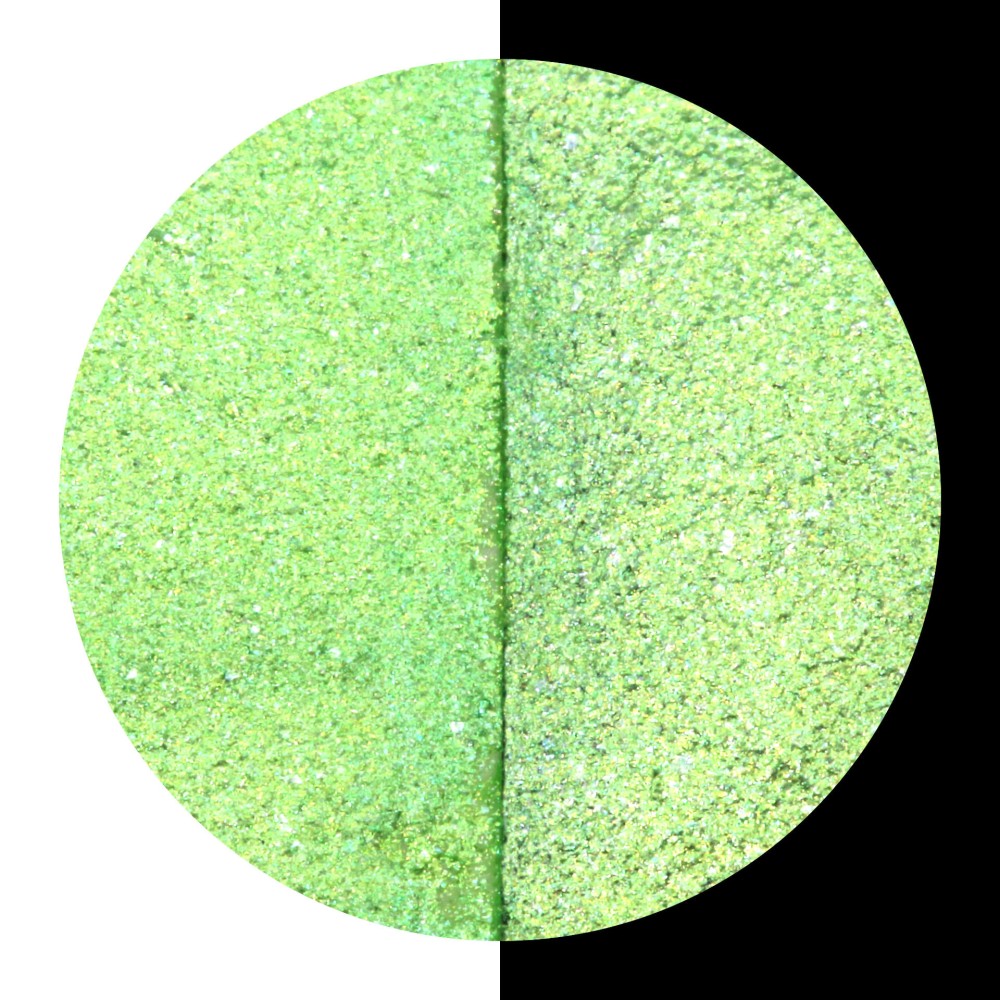 Watercolor paint - Coliro Pearl Colors - Vibrant Green, 30 mm