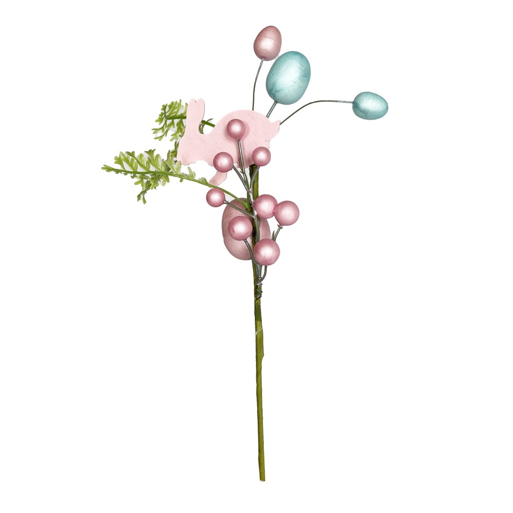 Easter branch with eggs and bunny - 40 cm