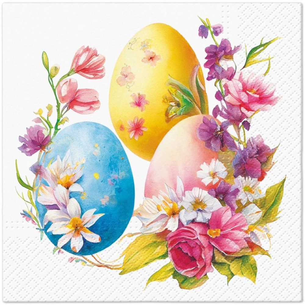Serwetki ozdobne - Paw - Egg Bouquet, 20 szt.
