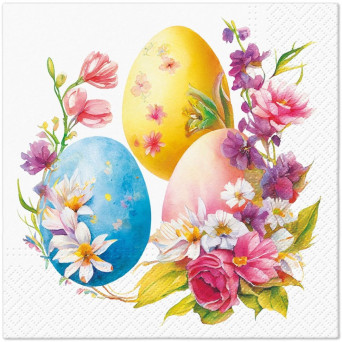 Decorative napkins - Paw - Egg Bouquet, 20 pcs.