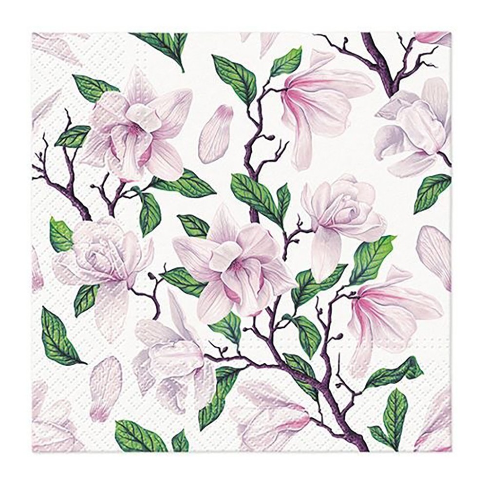 Decorative napkins - Paw - Greetings Magnolia, 20 pcs.