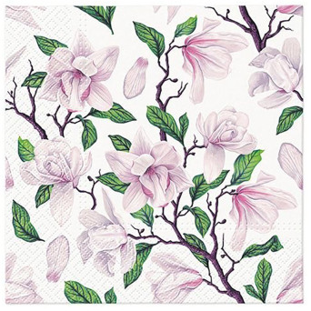 Decorative napkins - Paw - Greetings Magnolia, 20 pcs.