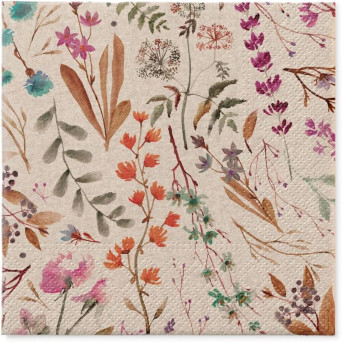 Serwetki ozdobne We Care - Paw - Dried Floral Bouquet, 20 szt.