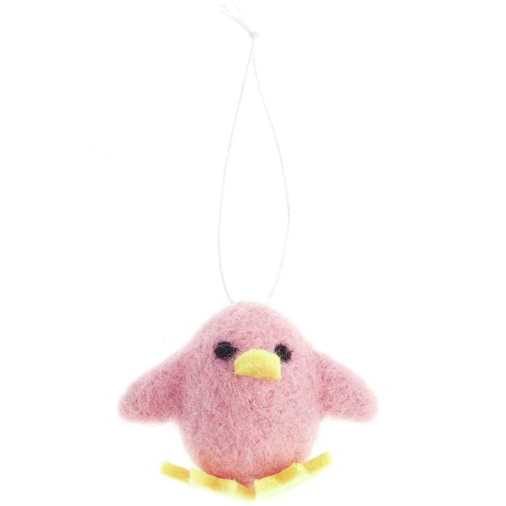 Pendant Chick - pink, 4,5 x 5,5 x 2,7 cm
