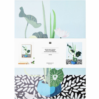 Set for painting by numbers - Rico Design - Lotus