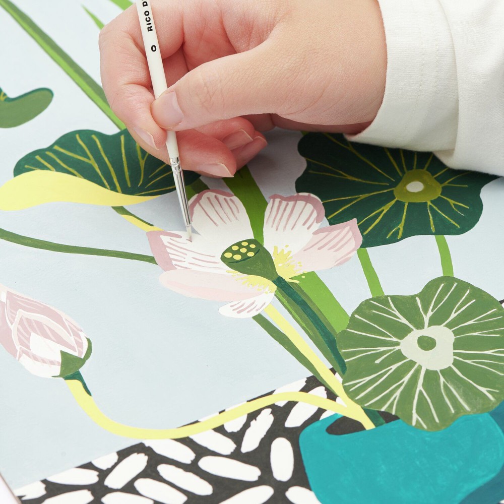 Set for painting by numbers - Rico Design - Lotus