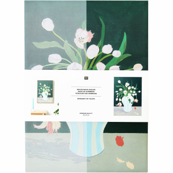 Zestaw do malowania po numerach - Rico Design - Tulips Bouquet