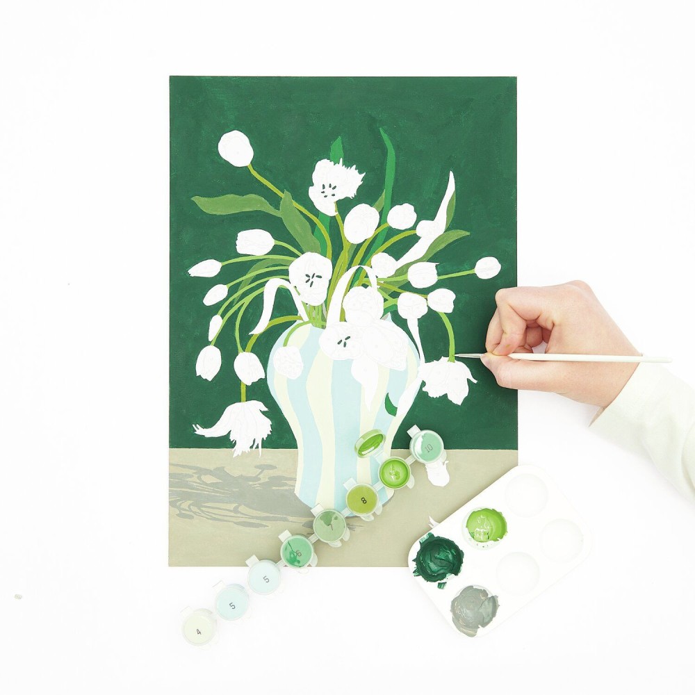 Set for painting by numbers - Rico Design - Tulips Bouquet