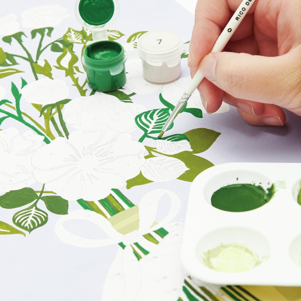 Set for painting by numbers - Rico Design - Roses Bouquet