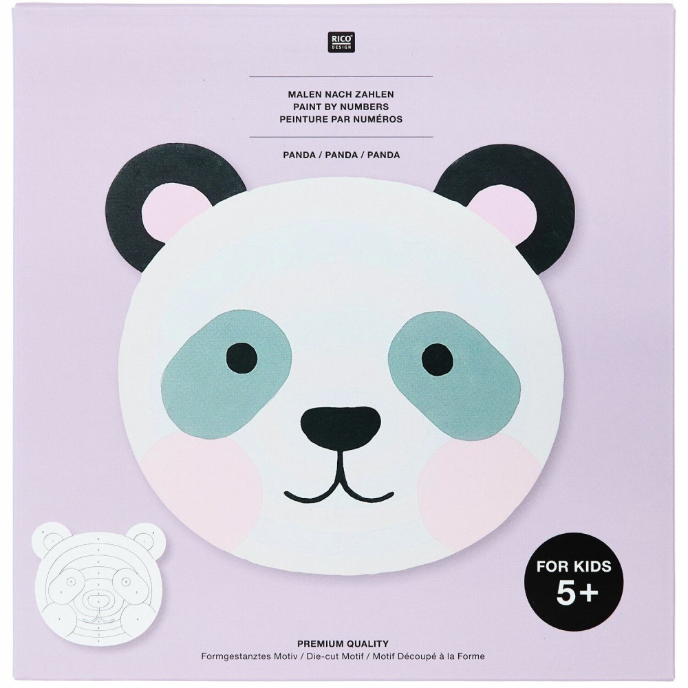 Zestaw do malowania po numerach - Rico Design - Panda
