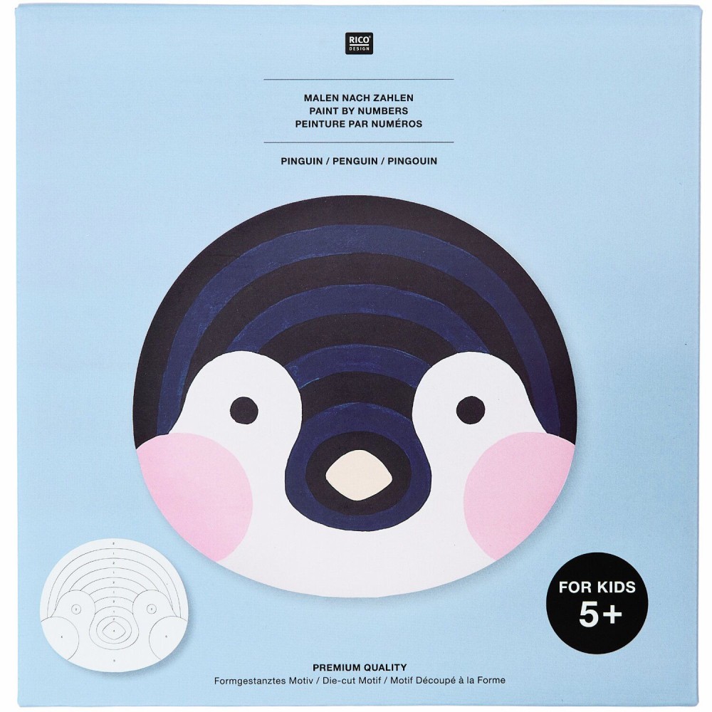 Zestaw do malowania po numerach - Rico Design - Penguin