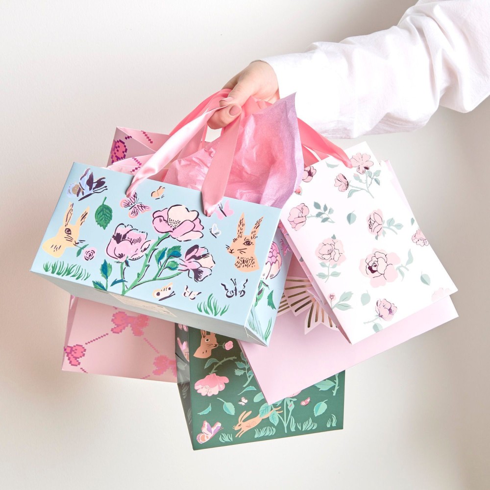 Paper gift bag Bow - Rico Design - 22 x 18 x 10 cm