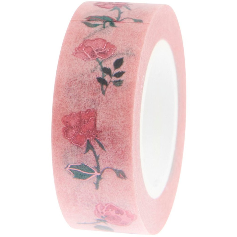 Washi tape Roses - Paper Poetry - 15 mm x 10 m
