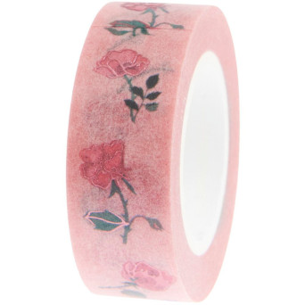 Washi tape Roses - Paper Poetry - 15 mm x 10 m