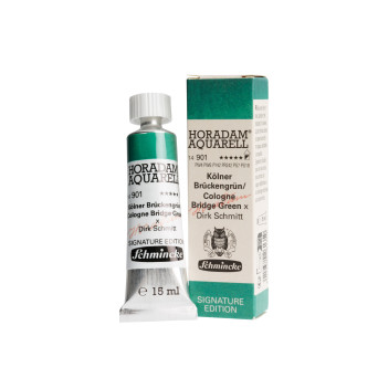 Farba akwarelowa Horadam Aquarell - Schmincke - 901, Cologne Bridge Green, 15 ml