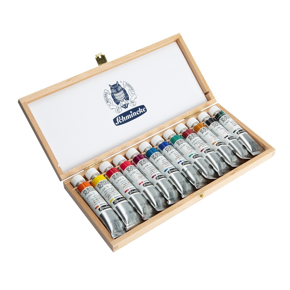 Zestaw akwareli Horadam Aquarell - Schmincke - 12 kolorów x 20 ml