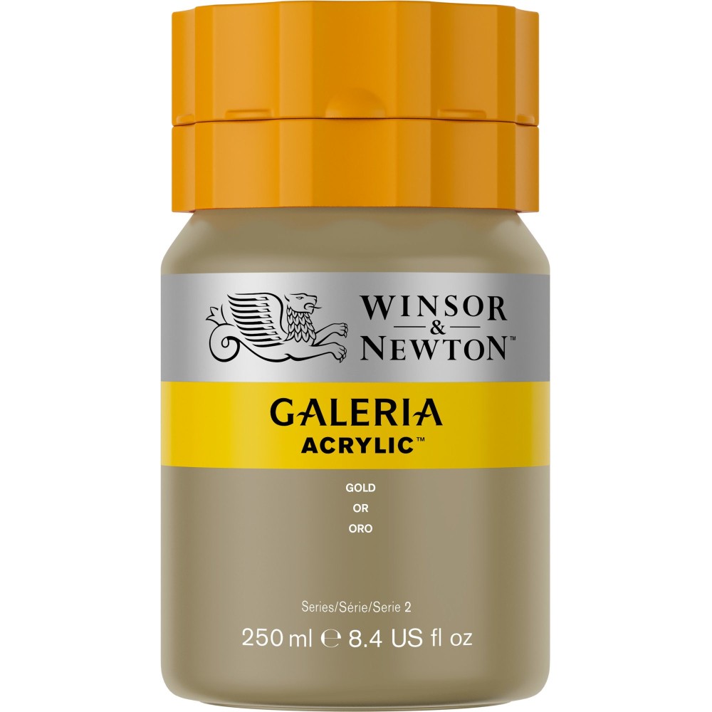 Farba akrylowa Galeria - Winsor & Newton - 283, Gold, 250 ml
