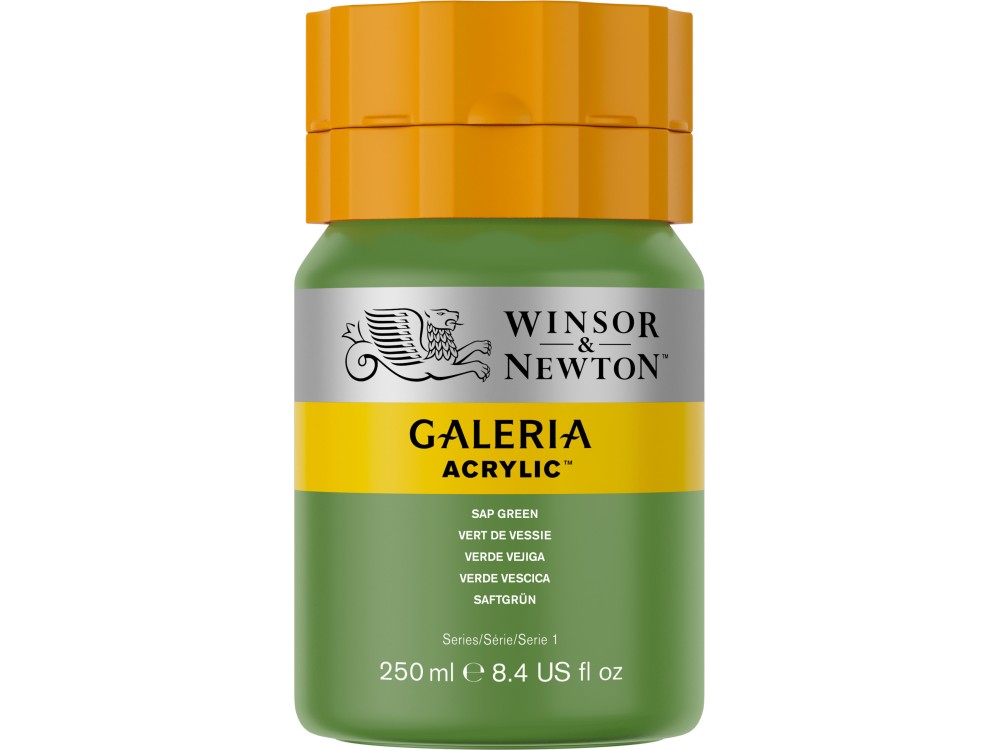 Farba akrylowa Galeria - Winsor & Newton - 599, Sap Green, 250 ml